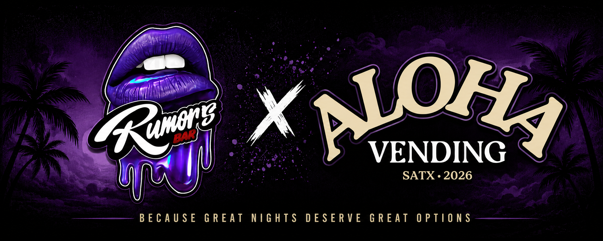 Rumors Bar x Aloha Vending partnership