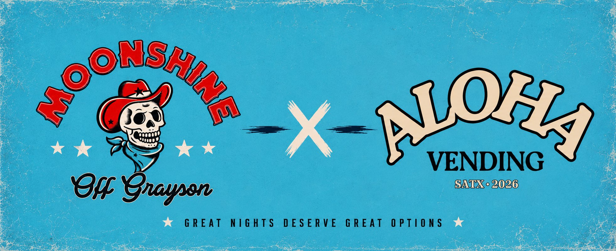 Moonshine Off Grayson x Aloha Vending partnership